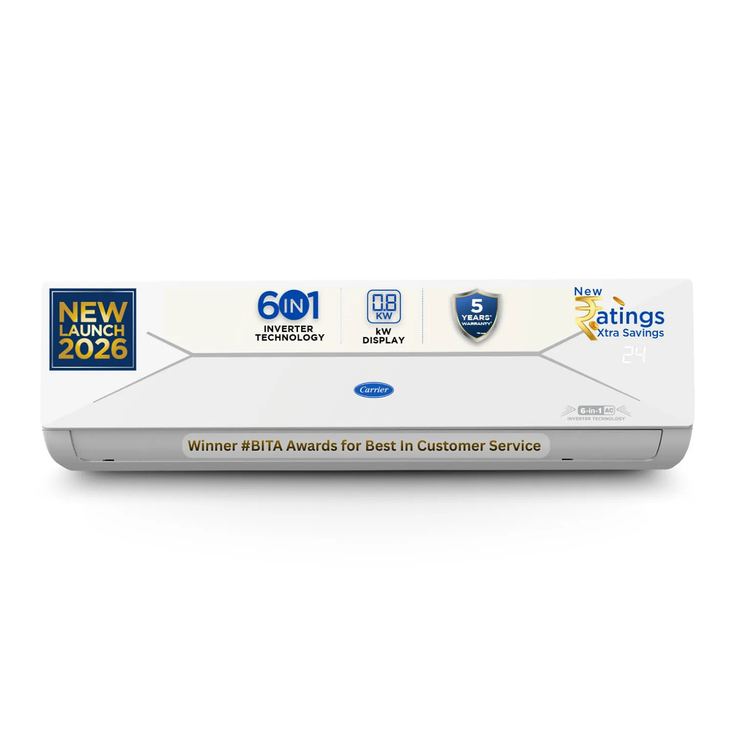 1.5 Ton 5 Star Inverter Split AC (2025, Xpandable+)