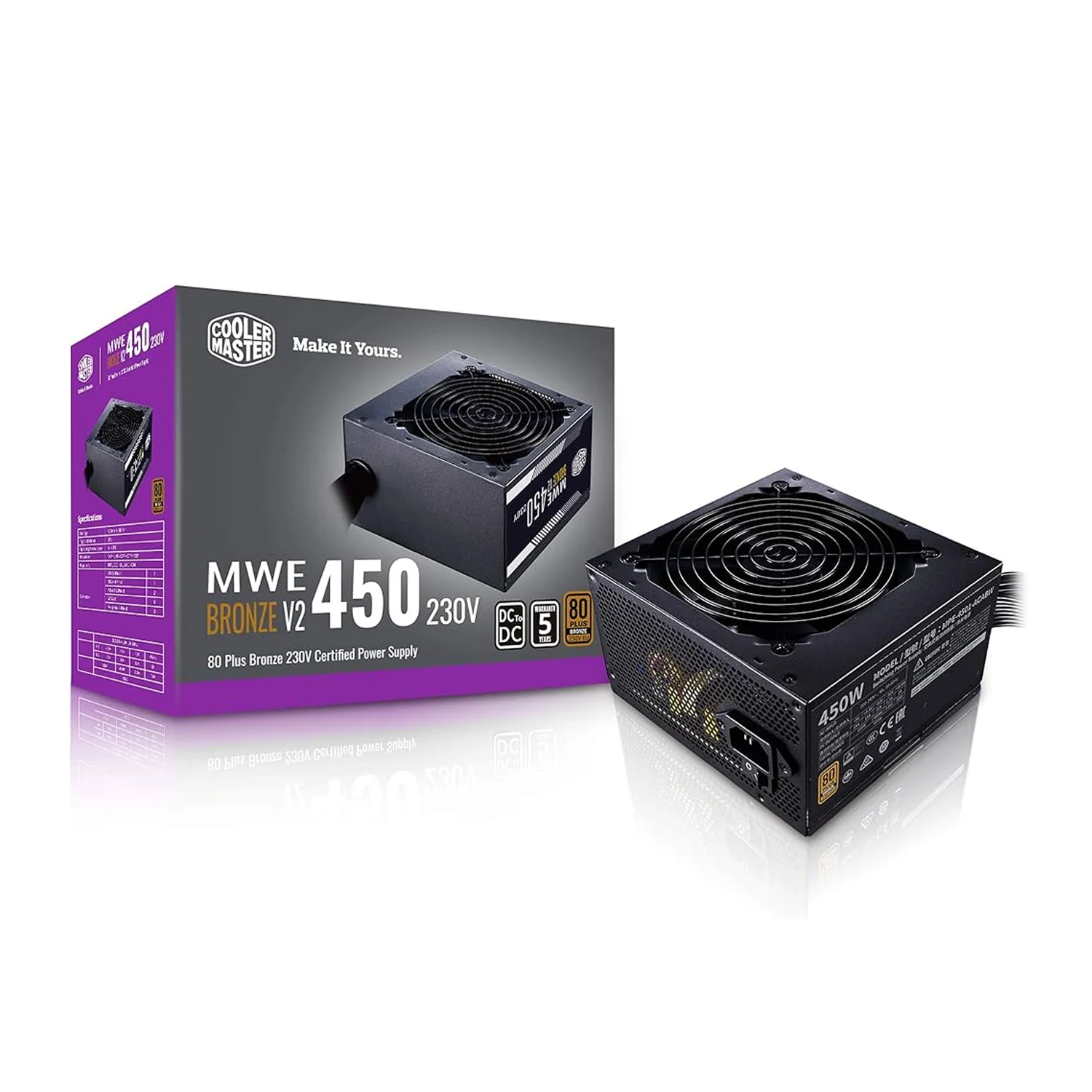 MWE 450 Bronze V2 450W Power Supply
