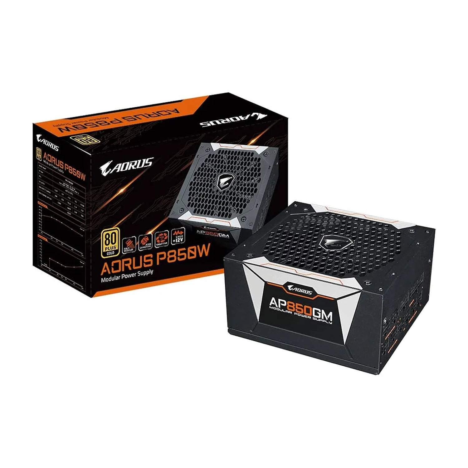AORUS Elite P850W 850W 80 Plus Platinum Fully Modular Power Supply