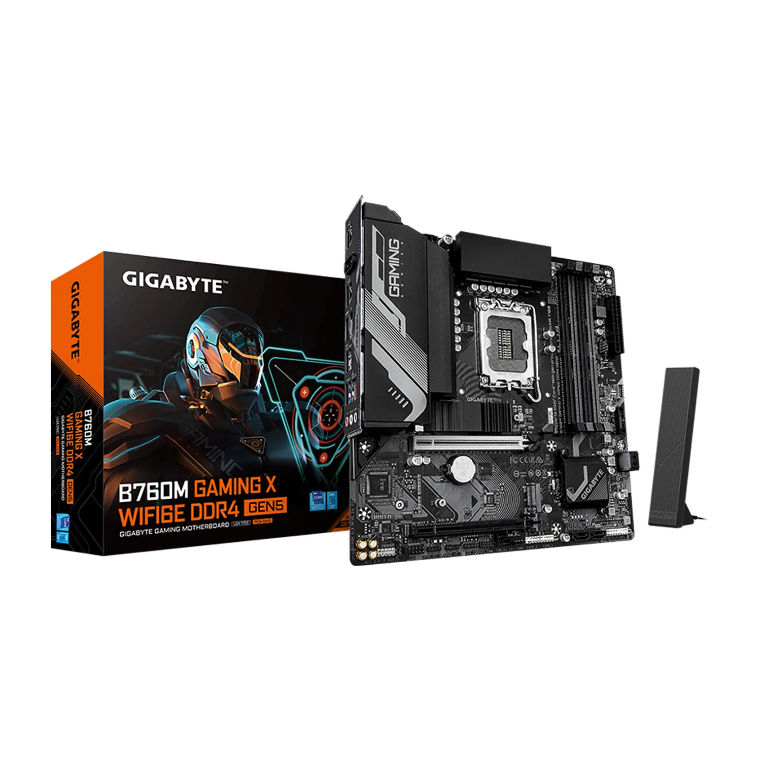 B760M Gaming X WiFi6E DDR4 GEN5 Micro-ATX Motherboard