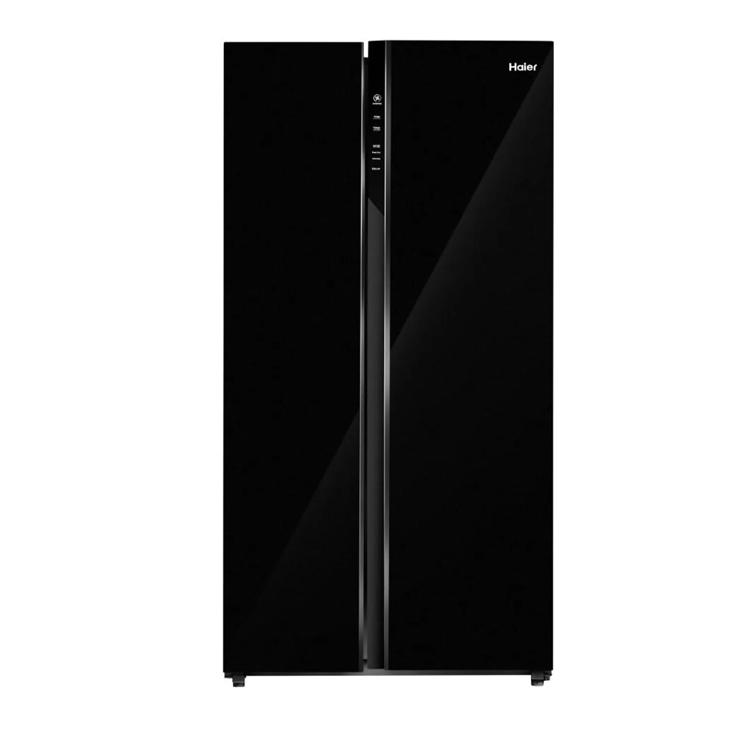 602L 3 Star Frost Free Side-by-Side Refrigerator with Glass Finish (HRS-682KGU1, Black Glass)