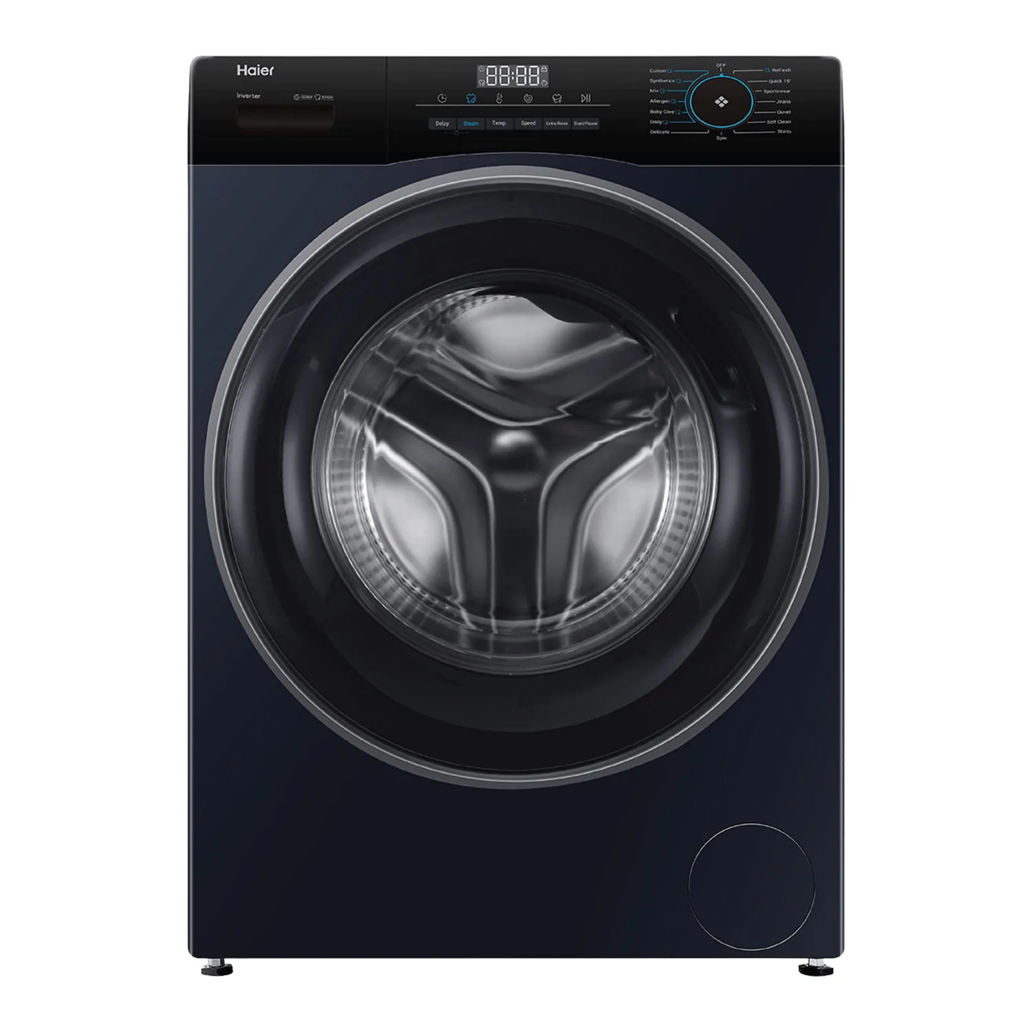 7kg 5 Star Inverter Front Load Washing Machine (HW70-IM12929BK, Black)