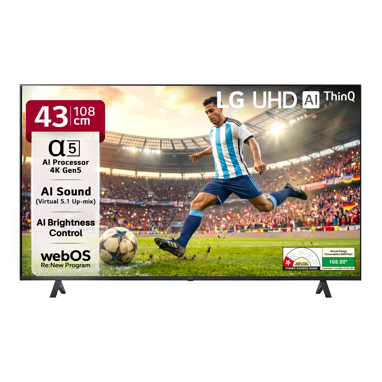 43-inch 4K UHD Smart WebOS TV (2025, 43UR75)