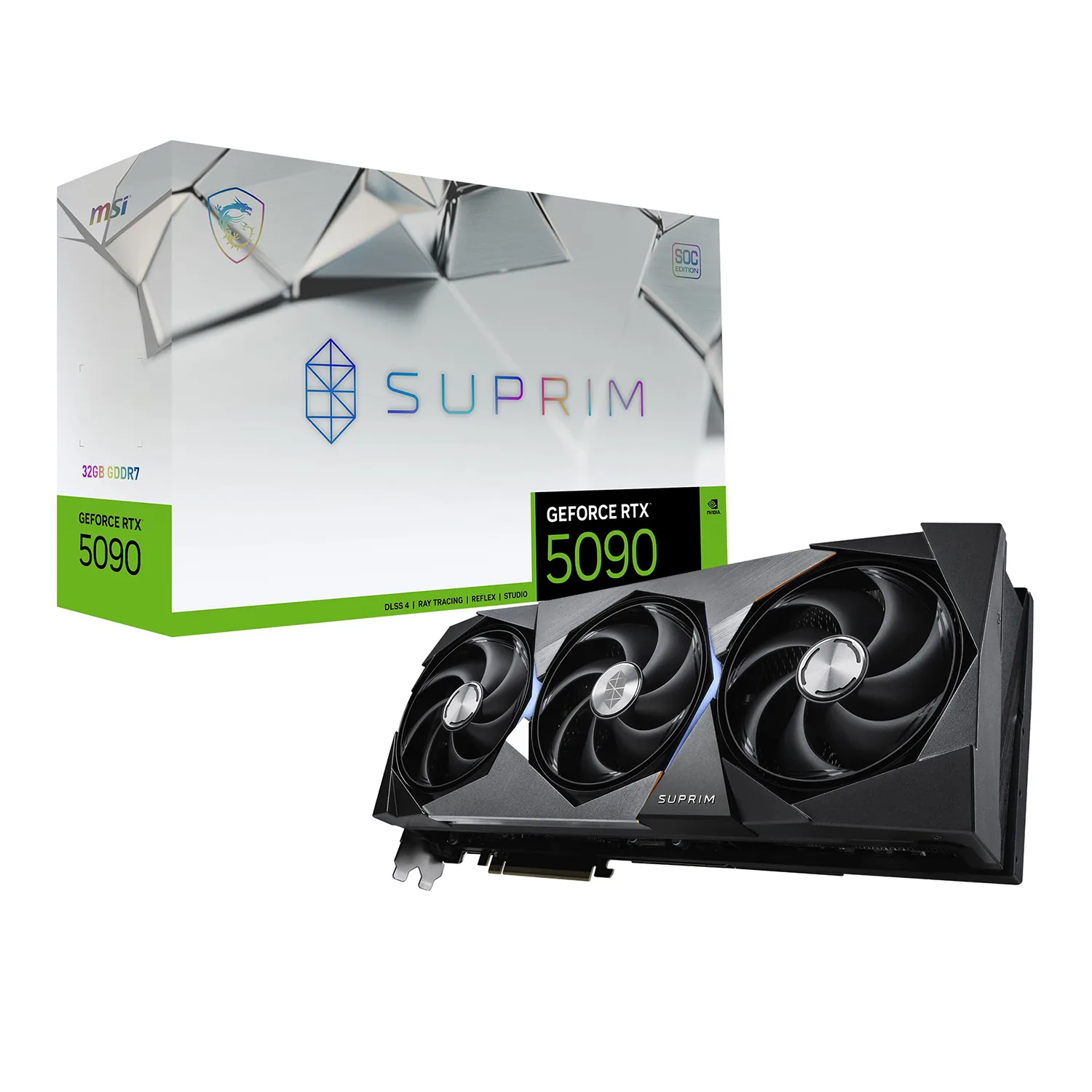 MSI GeForce RTX 5090 Suprim SOC 32GB GDDR7 Graphics Card