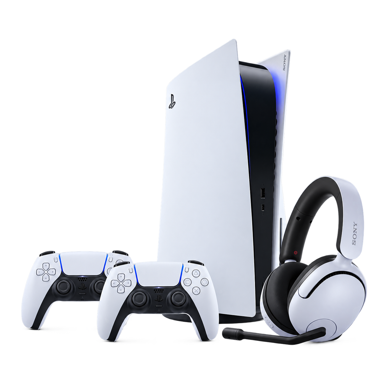 PS5 Bundle — Disc Console + INZONE H5 + Extra DualSense